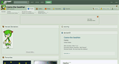 Desktop Screenshot of cosmo-the-seedrian.deviantart.com