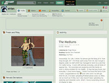 Tablet Screenshot of eirian.deviantart.com
