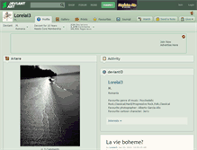 Tablet Screenshot of lorelai3.deviantart.com