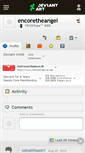 Mobile Screenshot of encoretheangel.deviantart.com