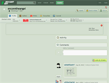 Tablet Screenshot of encoretheangel.deviantart.com