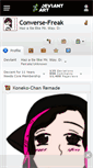 Mobile Screenshot of converse-freak.deviantart.com