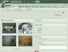 Tablet Screenshot of dannerr.deviantart.com