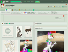 Tablet Screenshot of devils-adopts.deviantart.com