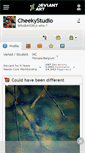 Mobile Screenshot of cheekystudio.deviantart.com