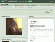 Tablet Screenshot of elissya.deviantart.com
