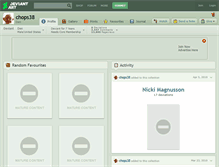 Tablet Screenshot of chops38.deviantart.com