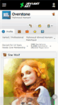 Mobile Screenshot of overstone.deviantart.com