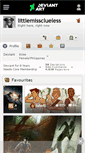 Mobile Screenshot of littlemissclueless.deviantart.com