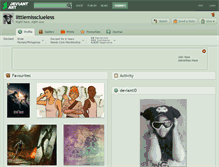 Tablet Screenshot of littlemissclueless.deviantart.com