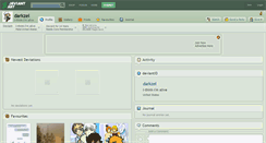 Desktop Screenshot of darkzel.deviantart.com