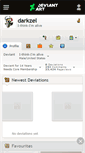 Mobile Screenshot of darkzel.deviantart.com