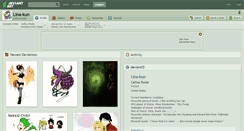 Desktop Screenshot of lina-kun.deviantart.com