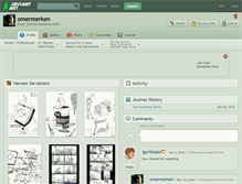 Tablet Screenshot of omermerken.deviantart.com