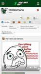 Mobile Screenshot of nintenmanu.deviantart.com