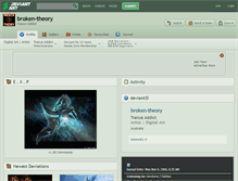 Tablet Screenshot of broken-theory.deviantart.com