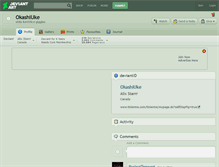 Tablet Screenshot of okashiuke.deviantart.com