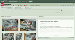 Desktop Screenshot of malesbanget.deviantart.com