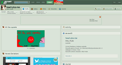 Desktop Screenshot of heart-plus-me.deviantart.com