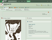 Tablet Screenshot of garet-jax123.deviantart.com