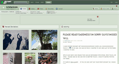 Desktop Screenshot of kristianicole.deviantart.com