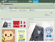 Tablet Screenshot of anjidadistroyer.deviantart.com