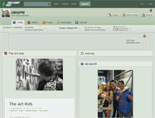Tablet Screenshot of cassyme.deviantart.com