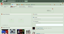 Desktop Screenshot of catopia-dream.deviantart.com