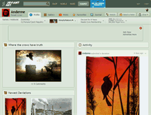 Tablet Screenshot of andenne.deviantart.com