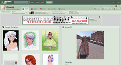 Desktop Screenshot of dinoralp.deviantart.com