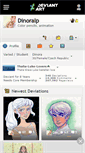Mobile Screenshot of dinoralp.deviantart.com