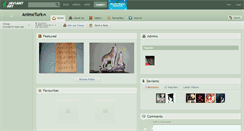 Desktop Screenshot of animeturk.deviantart.com