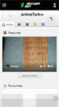 Mobile Screenshot of animeturk.deviantart.com