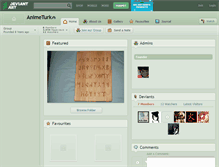 Tablet Screenshot of animeturk.deviantart.com