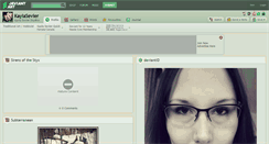 Desktop Screenshot of kaylasevier.deviantart.com