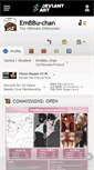 Mobile Screenshot of embbu-chan.deviantart.com