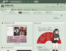 Tablet Screenshot of embbu-chan.deviantart.com