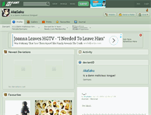 Tablet Screenshot of akasaku.deviantart.com
