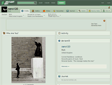 Tablet Screenshot of nero120.deviantart.com