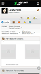 Mobile Screenshot of lesberella.deviantart.com