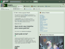 Tablet Screenshot of brasil.deviantart.com