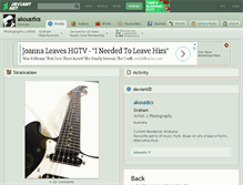 Tablet Screenshot of akoustics.deviantart.com