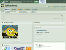 Tablet Screenshot of doublerainbowplz.deviantart.com