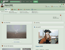 Tablet Screenshot of equus-2008.deviantart.com