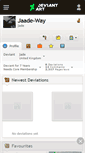 Mobile Screenshot of jaade-way.deviantart.com