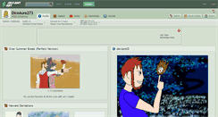 Desktop Screenshot of diceaura273.deviantart.com