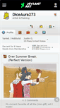 Mobile Screenshot of diceaura273.deviantart.com