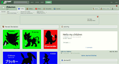 Desktop Screenshot of ipokemon.deviantart.com