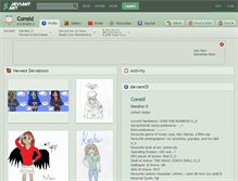 Tablet Screenshot of consid.deviantart.com