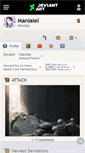 Mobile Screenshot of maniaiel.deviantart.com